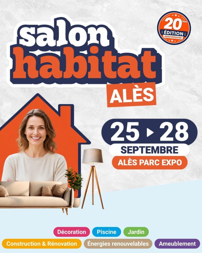 Affiche du Salon de l'Habitat d'Alès 2026